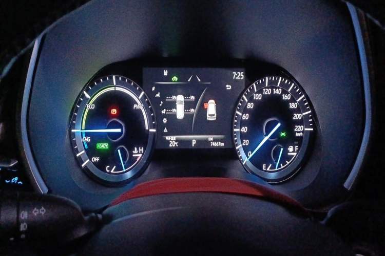 Used Toyota Highlander 2022 Dual-Engine 2.5L Four-Wheel Drive Supreme Edition 7-Seater Instrument Cluster