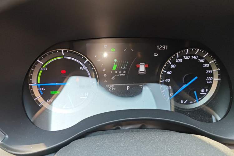 Used Toyota Highlander 2022 Dual-Engine 2.5L Four-Wheel Drive Prestige Version 7 Seats Instrument Cluster