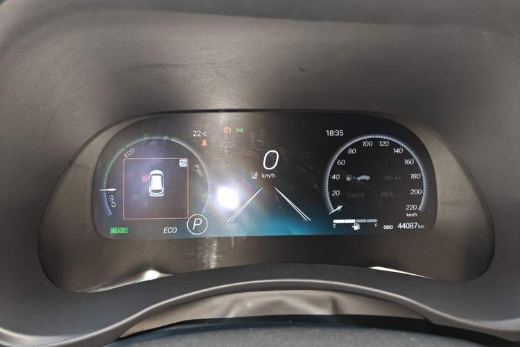 Used Toyota Highlander 2022 Dual-Engine 2.5L Four-Wheel Drive Supreme Edition 7-Seater Instrument Cluster