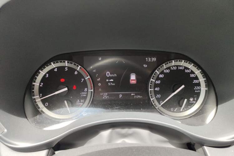 Used Toyota Highlander 2022 380T Four-Wheel Drive Prestige Edition 7-Seater Instrument Cluster