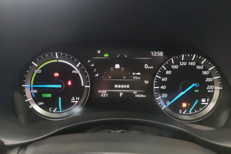 Used Toyota Highlander 2022 Dual-Engine 2.5L Four-Wheel Drive Prestige Version 7 Seats Instrument Cluster