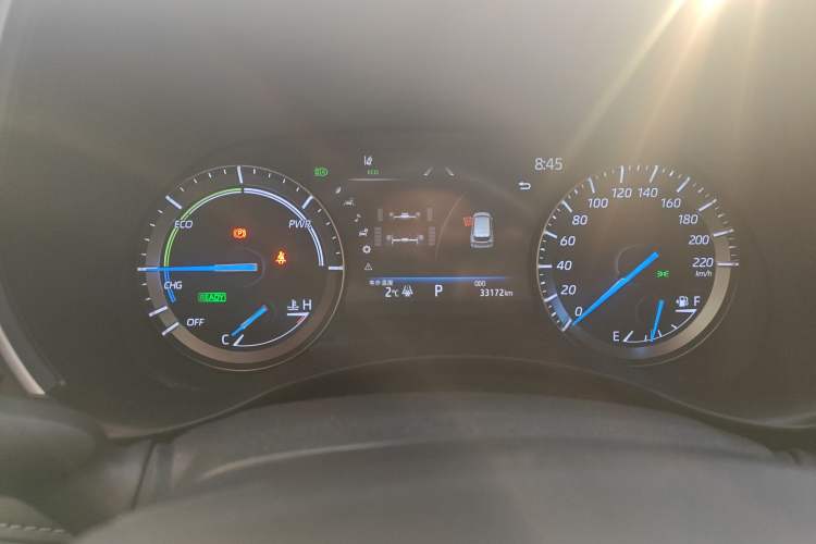 Used Toyota Highlander 2022 Dual-Engine 2.5L Four-Wheel Drive Prestige Version 7 Seats Instrument Cluster