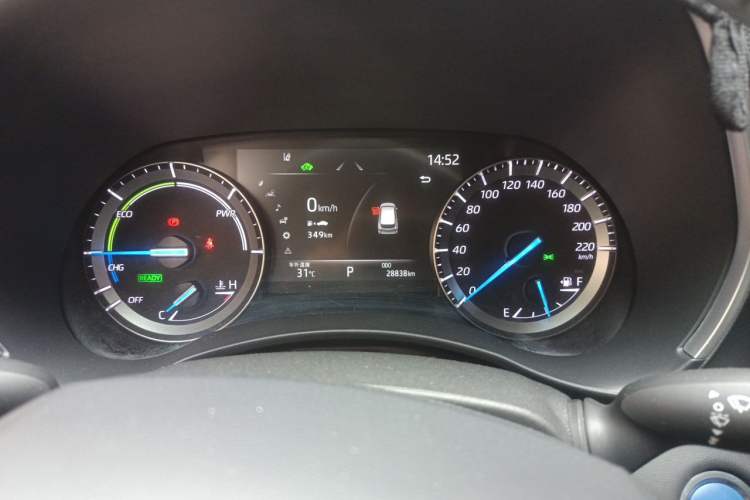 Used Toyota Highlander 2022 Dual-Engine 2.5L Four-Wheel Drive Prestige Version 7 Seats Instrument Cluster