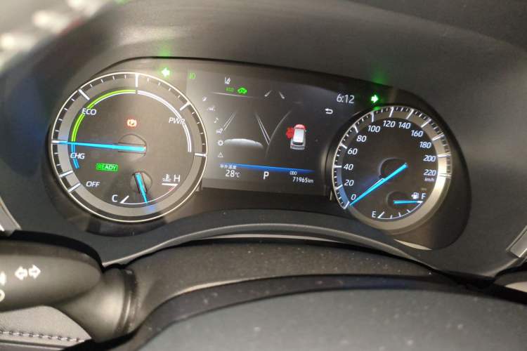 Used Toyota Highlander 2022 Dual-Engine 2.5L Four-Wheel Drive Prestige Version 7 Seats Instrument Cluster