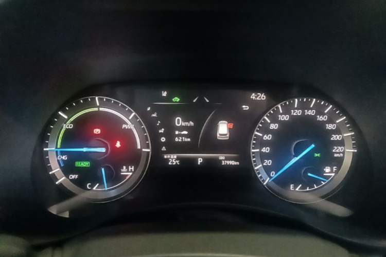 Used Toyota Highlander 2022 Dual-Engine 2.5L Four-Wheel Drive Prestige Version 7 Seats Instrument Cluster