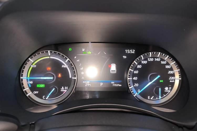 Used Toyota Highlander 2022 Dual-Engine 2.5L Four-Wheel Drive Prestige Version 7 Seats Instrument Cluster