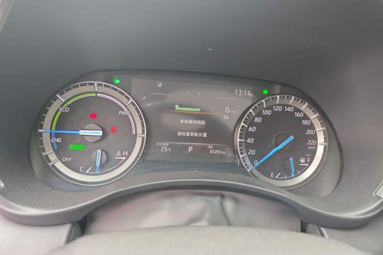 Used Toyota Highlander 2022 Dual-Engine 2.5L Two-Wheel Drive Prestige Edition 7-Seater Instrument Cluster