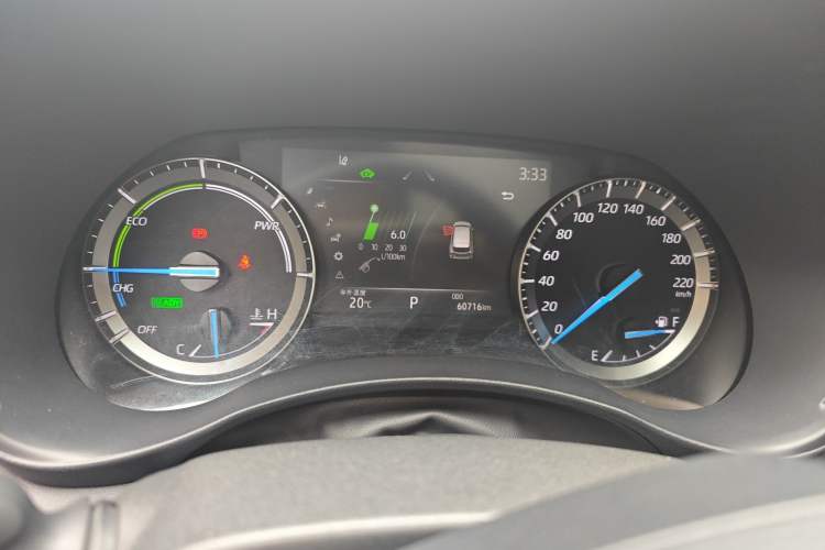 Used Toyota Highlander 2022 Dual-Engine 2.5L Four-Wheel Drive Prestige Version 7 Seats Instrument Cluster