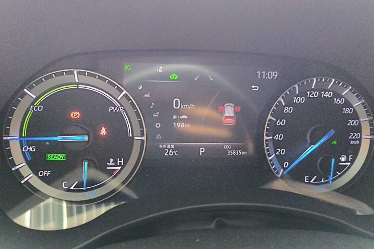 Used Toyota Highlander 2022 Dual-Engine 2.5L Four-Wheel Drive Prestige Version 7 Seats Instrument Cluster