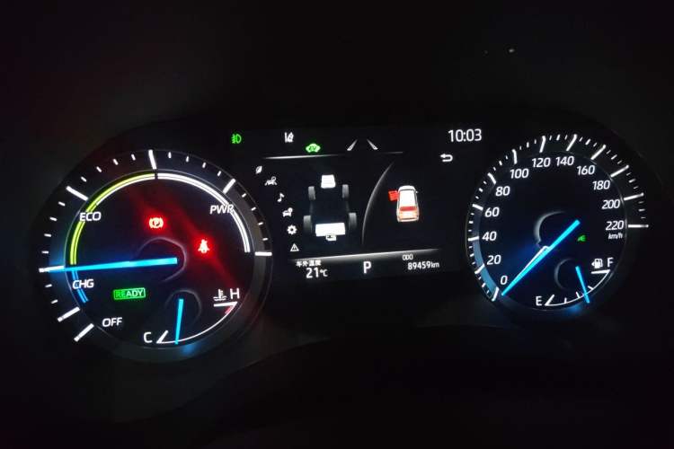 Used Toyota Highlander 2022 Dual-Engine 2.5L Four-Wheel Drive Prestige Version 7 Seats Instrument Cluster