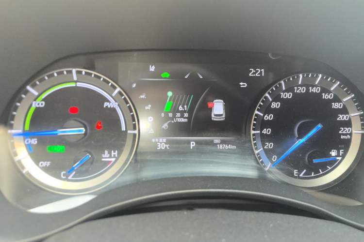 Used Toyota Highlander 2022 Dual-Engine 2.5L Four-Wheel Drive Prestige Version 7 Seats Instrument Cluster
