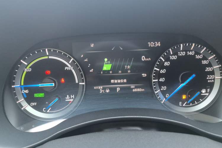 Used Toyota Highlander 2022 Dual-Engine 2.5L Four-Wheel Drive Prestige Version 7 Seats Instrument Cluster