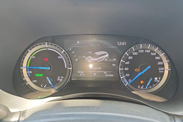 Used Toyota Highlander 2022 Dual-Engine 2.5L Four-Wheel Drive Prestige Version 7 Seats Instrument Cluster