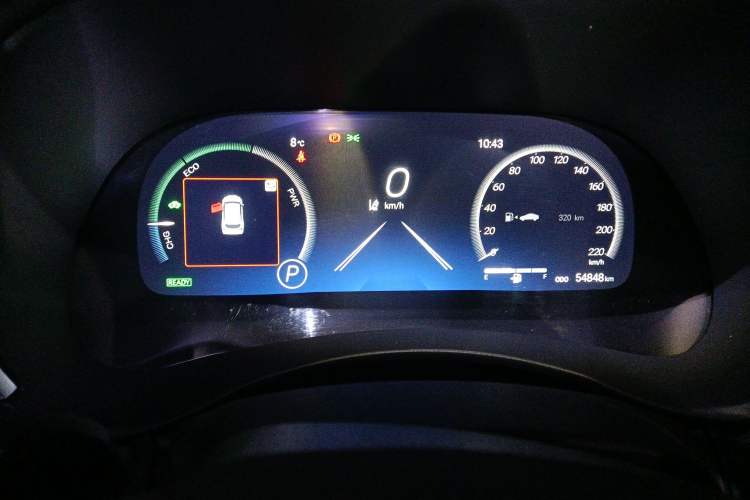 Used Toyota Highlander 2022 Dual-Engine 2.5L Four-Wheel Drive Supreme Edition 7-Seater Instrument Cluster