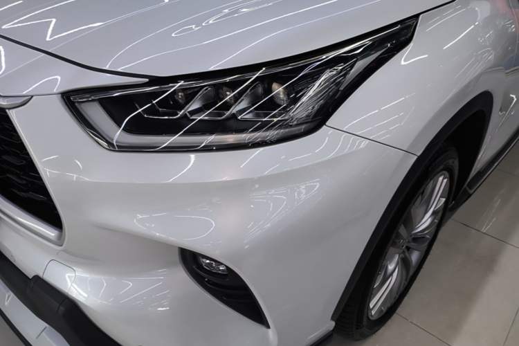 Used Toyota Highlander 2022 Dual-Engine 2.5L Four-Wheel Drive Prestige Version 7 Seats Left Front Headlight