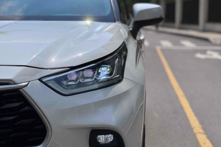 Used Toyota Highlander 2022 Dual-Engine 2.5L Four-Wheel Drive Prestige Version 7 Seats Left Front Headlight