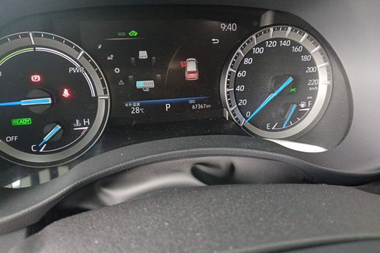 Used Toyota Highlander 2022 Dual-Engine 2.5L Two-Wheel Drive Elite Edition 5 Seats Odometer Close Up