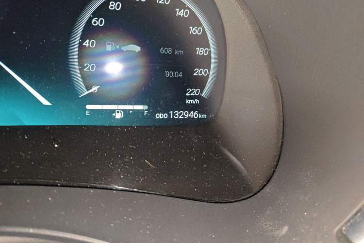 Used Toyota Highlander 2022 Dual-Engine 2.5L Four-Wheel Drive Supreme Edition 7-Seater Odometer Close Up