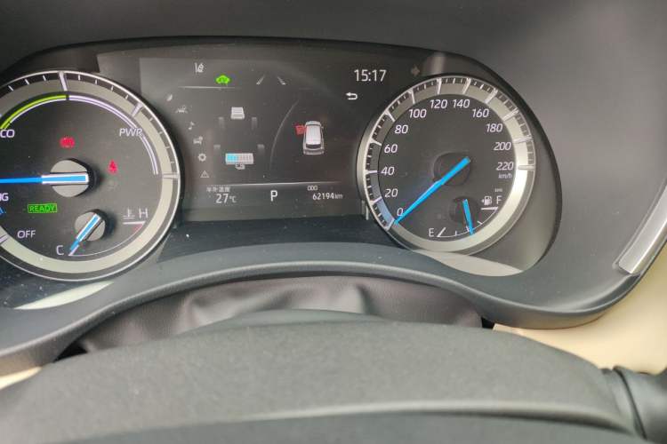 Used Toyota Highlander 2022 Dual-Engine 2.5L Four-Wheel Drive Prestige Version 7 Seats Odometer Close Up