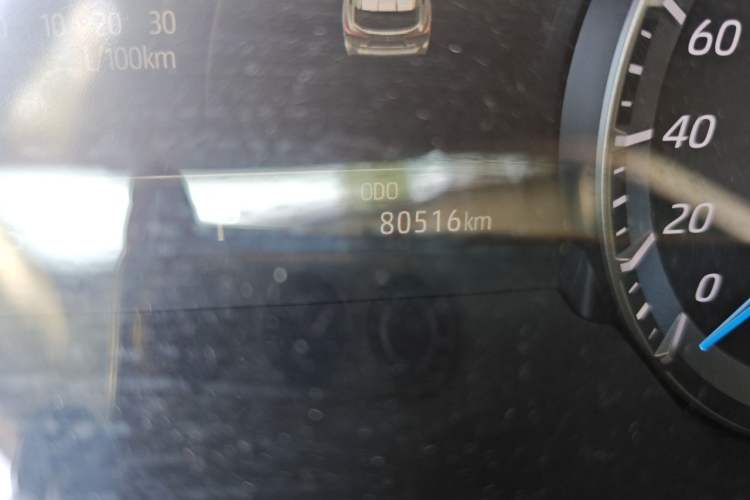 Used Toyota Highlander 2022 Dual-Engine 2.5L Four-Wheel Drive Prestige Version 7 Seats Odometer Close Up