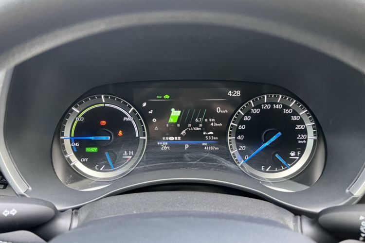 Used Toyota Highlander 2022 Dual-Engine 2.5L 4x4 Elite Edition 7-Seater Odometer Close Up
