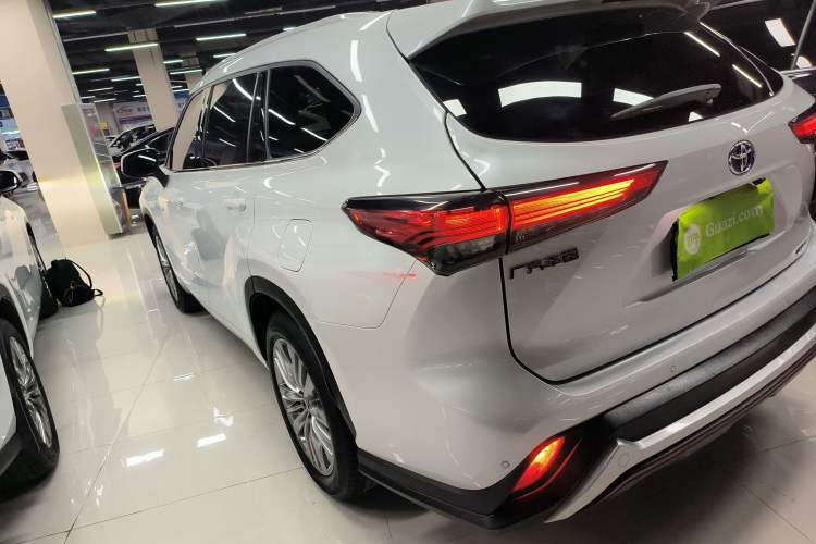 Used Toyota Highlander 2022 Dual-Engine 2.5L Four-Wheel Drive Prestige Version 7 Seats Rear Left 45 Deg