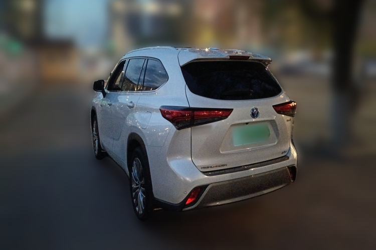 Used Toyota Highlander 2022 Dual-Engine 2.5L Four-Wheel Drive Supreme Edition 7-Seater Rear Left 45 Deg