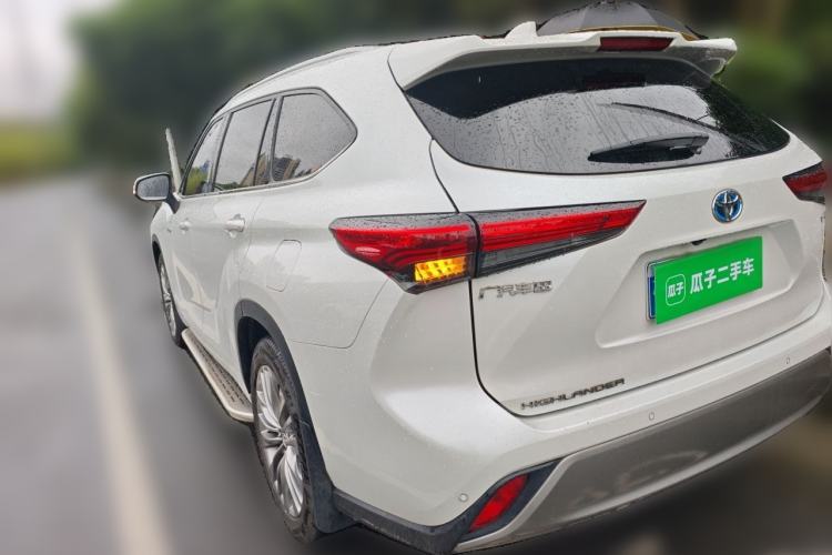 Used Toyota Highlander 2022 Dual-Engine 2.5L Two-Wheel Drive Prestige Edition 7-Seater Rear Left 45 Deg