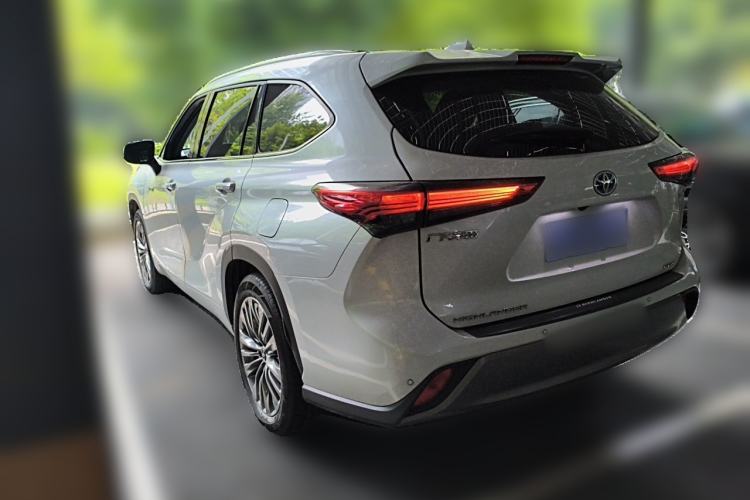 Used Toyota Highlander 2022 Dual-Engine 2.5L Four-Wheel Drive Prestige Version 7 Seats Rear Left 45 Deg