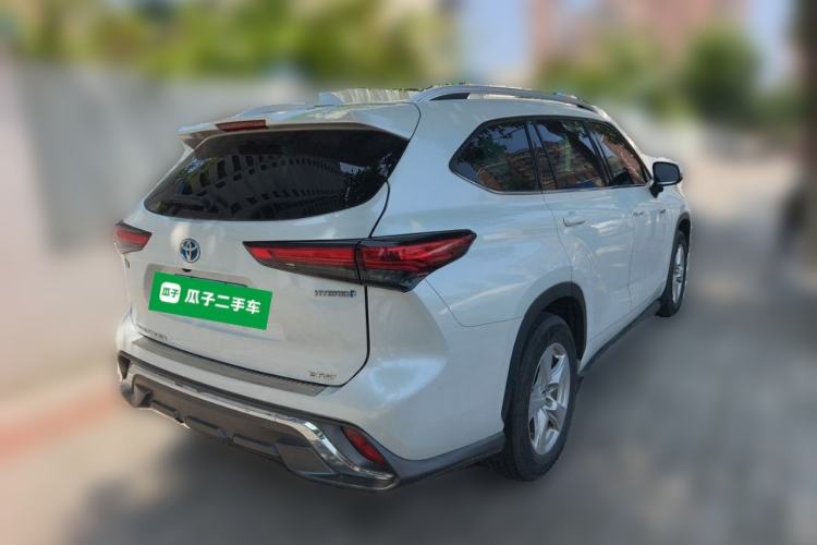 Used Toyota Highlander 2022 Dual-Engine 2.5L 4x4 Elite Edition 7-Seater Rear Right 45 Deg