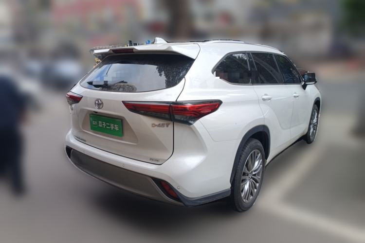 Used Toyota Highlander 2022 380T Four-Wheel Drive Prestige Edition 7-Seater Rear Right 45 Deg