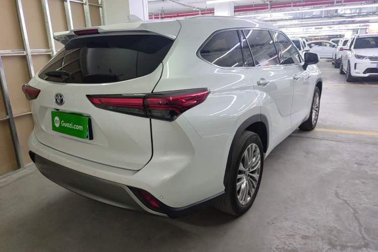 Used Toyota Highlander 2022 Dual-Engine 2.5L Four-Wheel Drive Prestige Version 7 Seats Rear Right 45 Deg