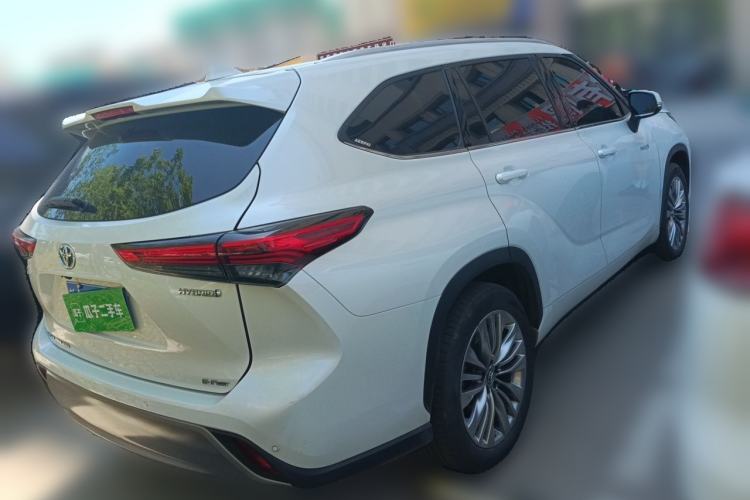 Used Toyota Highlander 2022 Dual-Engine 2.5L Four-Wheel Drive Prestige Version 7 Seats Rear Right 45 Deg