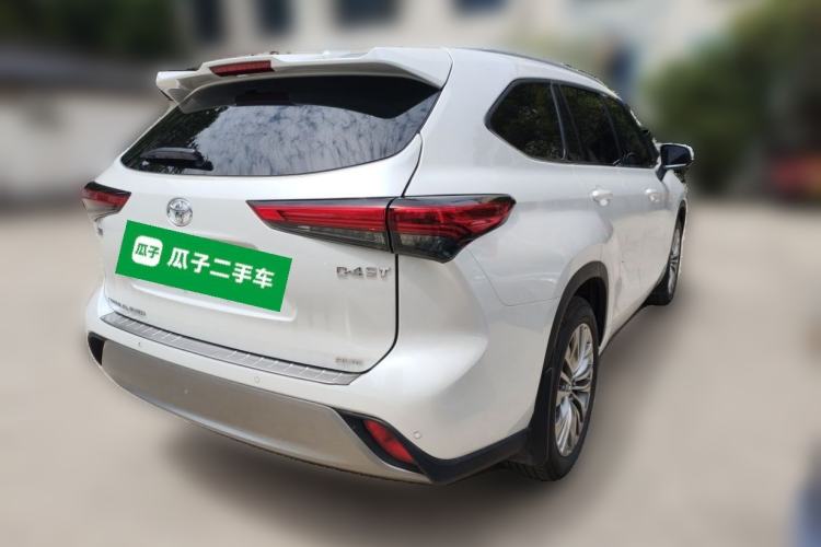 Used Toyota Highlander 2022 380T Four-Wheel Drive Prestige Edition 7-Seater Rear Right 45 Deg