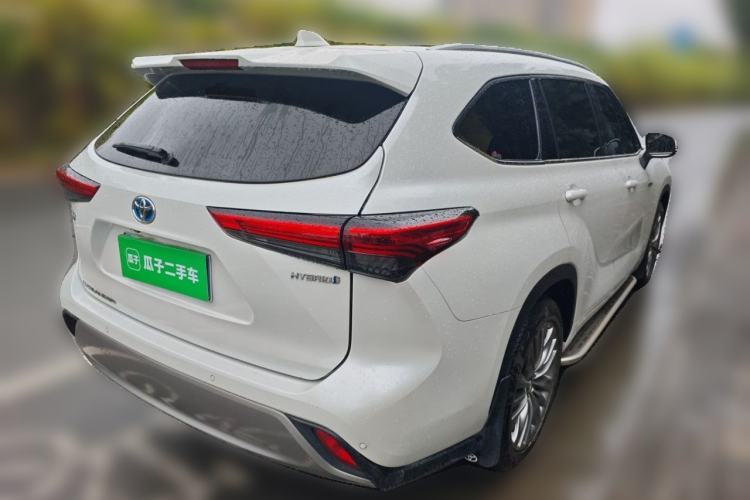 Used Toyota Highlander 2022 Dual-Engine 2.5L Two-Wheel Drive Prestige Edition 7-Seater Rear Right 45 Deg