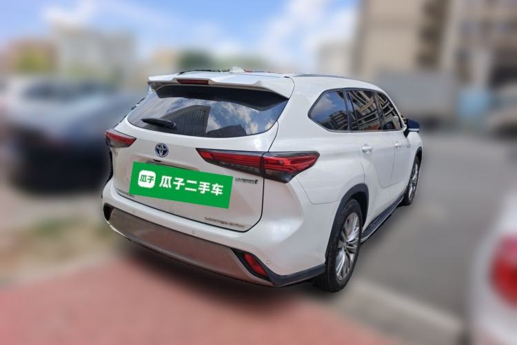 Used Toyota Highlander 2022 Dual-Engine 2.5L Four-Wheel Drive Supreme Edition 7-Seater Rear Right 45 Deg