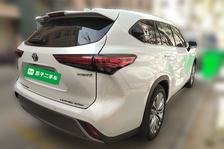 Used Toyota Highlander 2022 Dual-Engine 2.5L Four-Wheel Drive Supreme Edition 7-Seater Rear Right 45 Deg