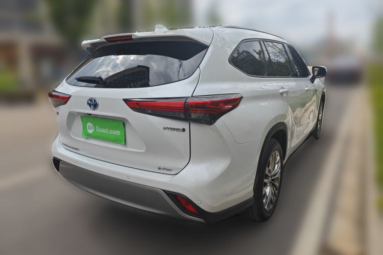 Used Toyota Highlander 2022 Dual-Engine 2.5L Four-Wheel Drive Prestige Version 7 Seats Rear Right 45 Deg