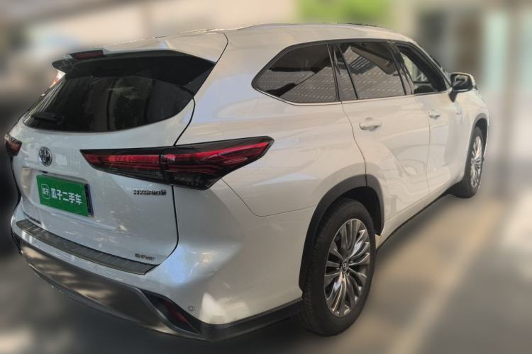 Used Toyota Highlander 2022 Dual-Engine 2.5L Four-Wheel Drive Prestige Version 7 Seats Rear Right 45 Deg
