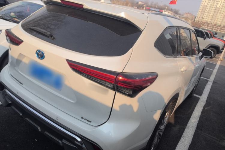 Used Toyota Highlander 2022 Dual-Engine 2.5L Four-Wheel Drive Prestige Version 7 Seats Rear Right 45 Deg