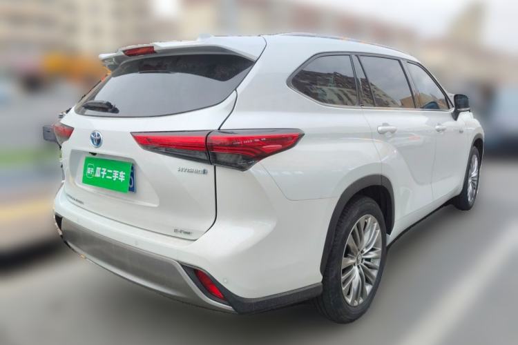 Used Toyota Highlander 2022 Dual-Engine 2.5L Four-Wheel Drive Prestige Version 7 Seats Rear Right 45 Deg