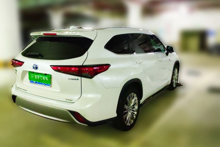 Used Toyota Highlander 2022 Dual-Engine 2.5L Four-Wheel Drive Prestige Version 7 Seats Rear Right 45 Deg