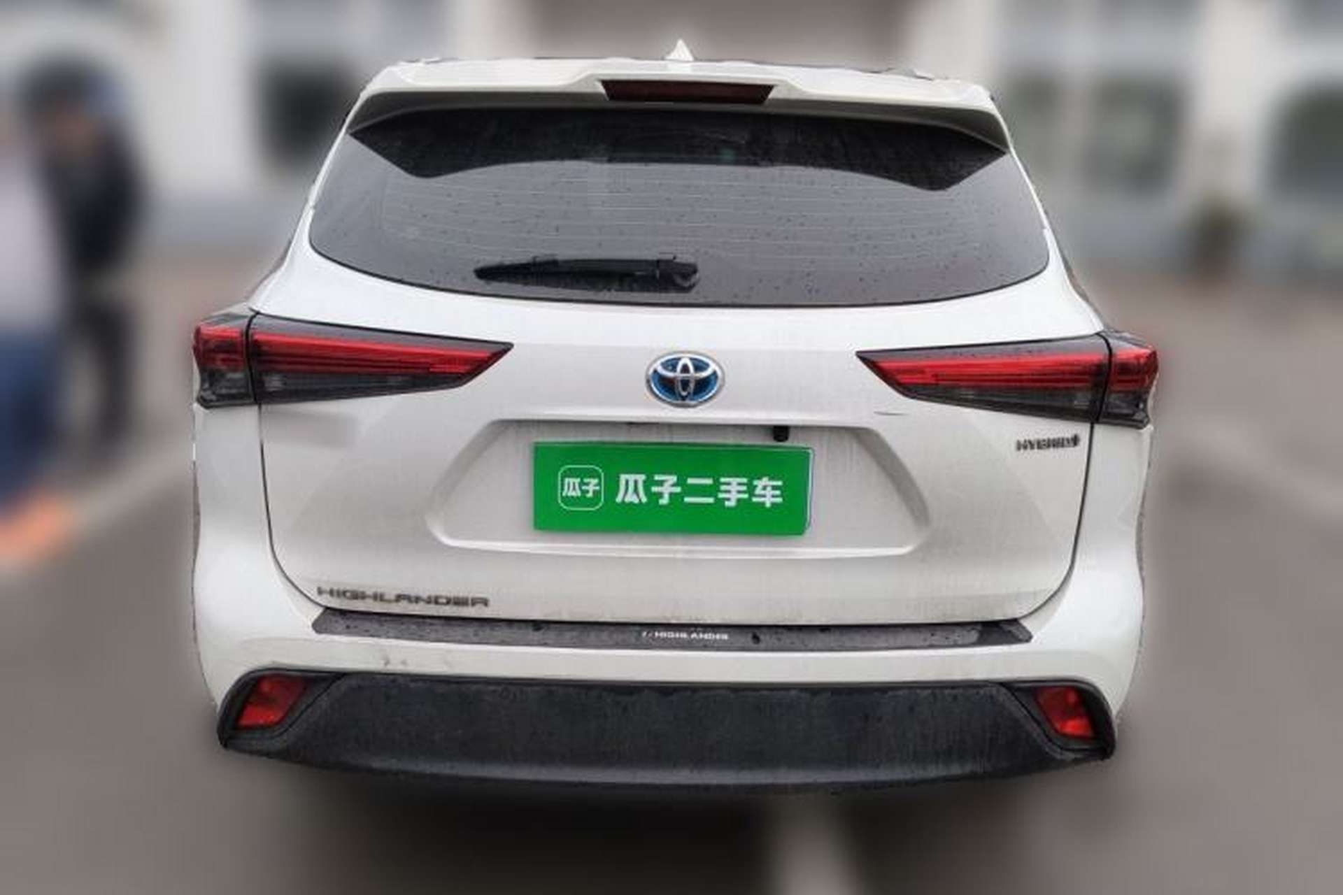 Used Toyota Highlander 2022 Dual-Engine 2.5L Two-Wheel Drive Elite Edition 7-Seater Rear