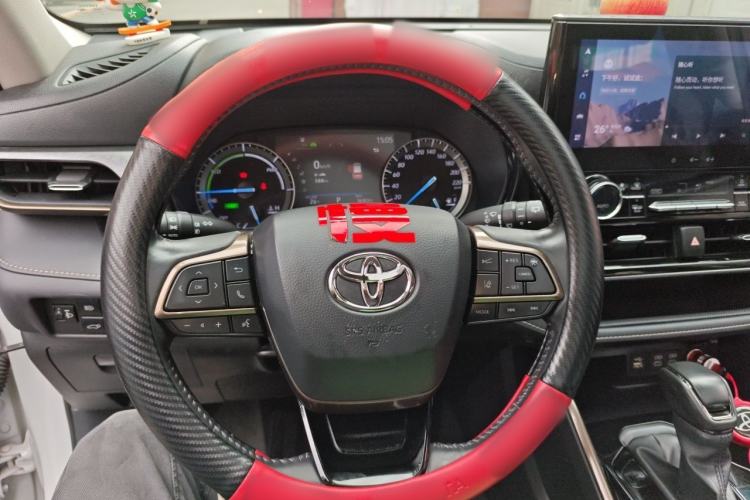 Used Toyota Highlander 2022 Dual-Engine 2.5L Four-Wheel Drive Prestige Version 7 Seats Steering Wheel