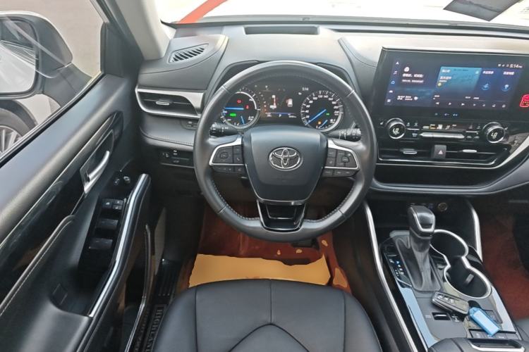 Used Toyota Highlander 2022 Dual-Engine 2.5L Four-Wheel Drive Prestige Version 7 Seats Steering Wheel