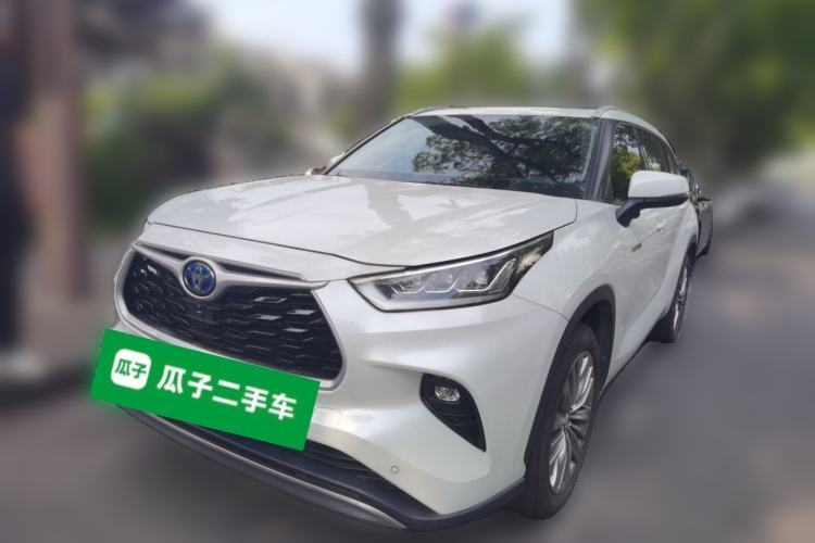 Used Toyota Highlander 2022 Dual-Engine 2.5L Two-Wheel Drive Prestige Edition 7-Seater Guazi used car, China used car export, Used car for sale, Used cars, Cheapest cars for sale