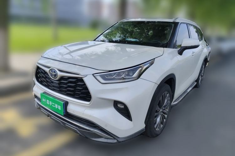 Used Toyota Highlander 2022 Dual-Engine 2.5L Four-Wheel Drive Prestige Version 7 Seats Guazi used car, China used car export, Used car for sale, Used cars, Cheapest cars for sale