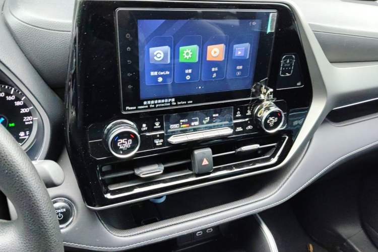 Used Toyota Highlander 2023 2.5L Smart Electric Hybrid Dual-Engine Two-Wheel Drive Elite Version 5 Seats Audio And AC Panel