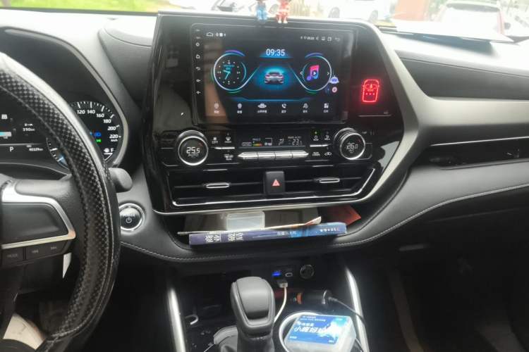Used Toyota Highlander 2023 2.5L Smart Electric Hybrid Dual-Engine Two-Wheel Drive Elite Version 5 Seats Audio And AC Panel