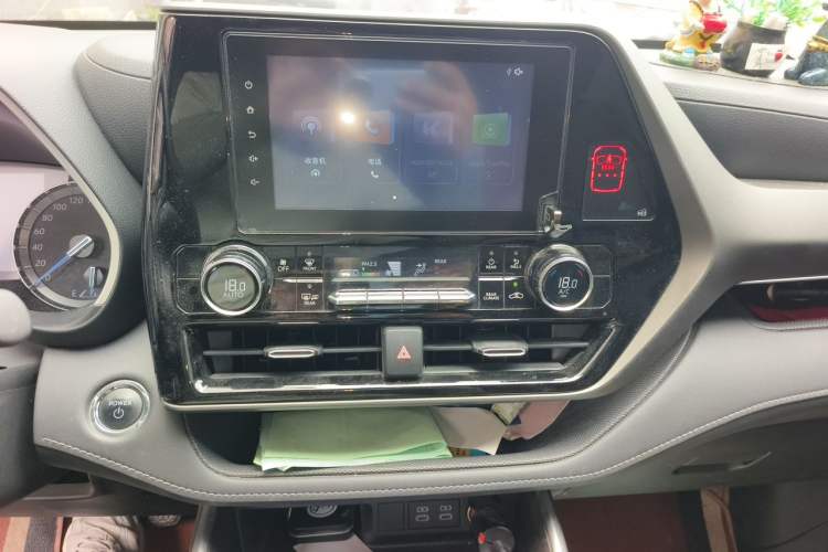 Used Toyota Highlander 2023 2.5L Smart Electric Hybrid Dual-Engine Two-Wheel Drive Elite Version 5 Seats Audio And AC Panel